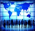 Global Business People Corporate World Map Connection Concept Royalty Free Stock Photo