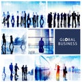 Global Business People Handshake Meeting Communication Concept Royalty Free Stock Photo