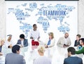 Global Business People Meeting Support Teamwork Concept Royalty Free Stock Photo