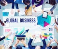 Global Business Strategy Startup Growth Concept Royalty Free Stock Photo