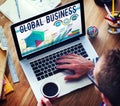 Global Business Strategy Startup Growth Concept Royalty Free Stock Photo