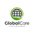 global care logo with hand care symbol