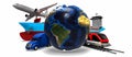 Global cargo transport concept Royalty Free Stock Photo