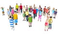 Global Children Community Friendship World Map Concept Royalty Free Stock Photo