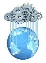 Global cloud computing network