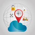 Global cloud data storage pointer tools