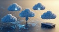 Global Cloud Network Connection Fast secure global cloud computing data transfer lightningfast speed worldwide