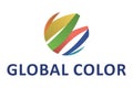 Global color logo