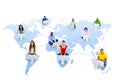 Global Communications Connection Community Teamwork Concept Royalty Free Stock Photo