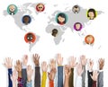 Global Community World People Social Networking Connection Concept Royalty Free Stock Photo