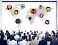 Global Community World People Social Networking Connection Conce Royalty Free Stock Photo