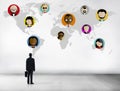 Global Community World People Social Networking Connection Concept Royalty Free Stock Photo