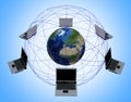 Global Computer Network Royalty Free Stock Photo