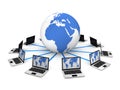 Global Computer Network Royalty Free Stock Photo