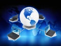 Global computer network Royalty Free Stock Photo