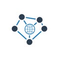 Global connectivity Icon