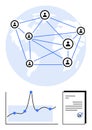 Global Connectivity Visualizing Network Dynamics and Data Analytics in a Digital World