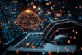 For global cyber digital transformation, consider AI generative learning or a stock brain system, or apply AI for data