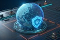 Global Cybersecurity: A Secure World Network Royalty Free Stock Photo
