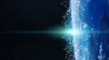Global datas exchanges and connections system over the globe 3D rendering elements of this image furnished by NASA