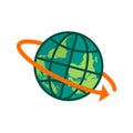 Global Delivery icon vector image.