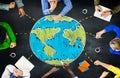 Global Ecology International Meeting Unity Learning Concep Royalty Free Stock Photo