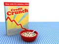 The global economy in credit crunch Royalty Free Stock Photo