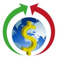 Global Economy Grow Royalty Free Stock Photo