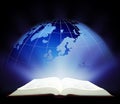 Global education light Royalty Free Stock Photo