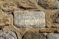 2024 global election year symbol. Concept words 2024 global election year on beautiful big grey stone. Beautiful stone wall