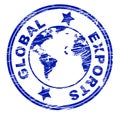 Global Exports Shows Sell Overseas And Exporting Royalty Free Stock Photo