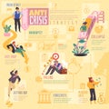 Global financial crisis infographics