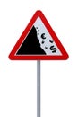 Global Financial Crisis Road Sign Royalty Free Stock Photo