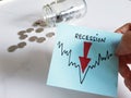 Global finanical economy recession crisis Royalty Free Stock Photo