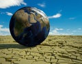 Global food crisis and drought warning Royalty Free Stock Photo