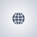 Global, globe, vector best flat icon