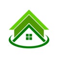 Global Green Housing Logo Symbol