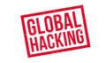 Global Hacking rubber stamp