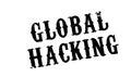 Global Hacking rubber stamp