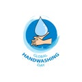 Global Handwashing Day concept, 15 October