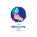 Global Handwashing Day concept, 15 October