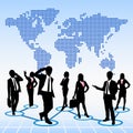 Global human resources concept