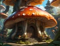 Global Illumination Dreams: Mushroom Temple Magic Unleashed