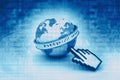 Global internet technology Royalty Free Stock Photo