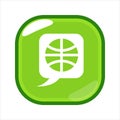 global language support flat icon