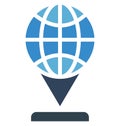 Global locations Isolated Vector icon which can easily modify or edit