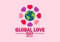 Global Love Day, background