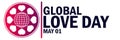 Global Love Day, background