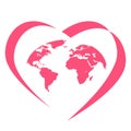 Global love logo