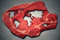 Global meat industry and world beef production